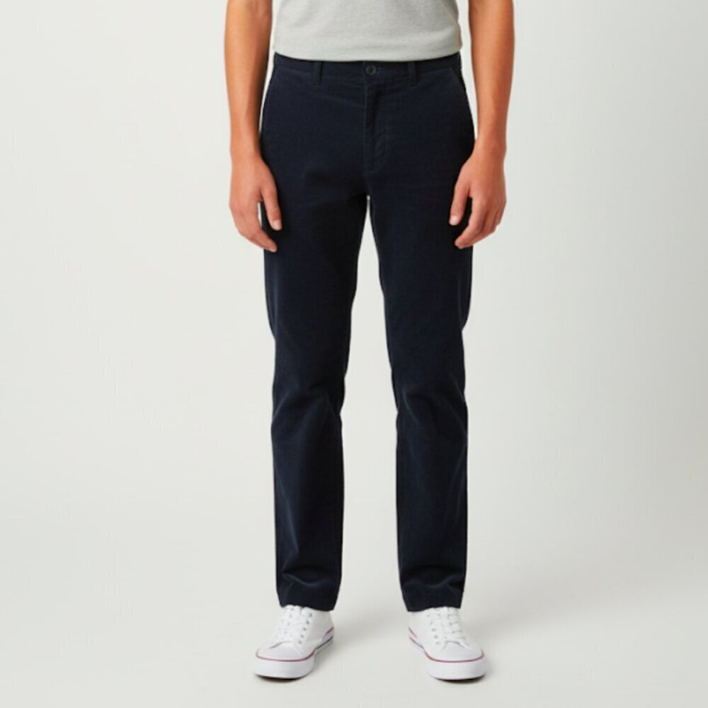 B By Brooks Brothers Big Boys Baccent 16R Corduroy Pants Navy Adjustable Waist